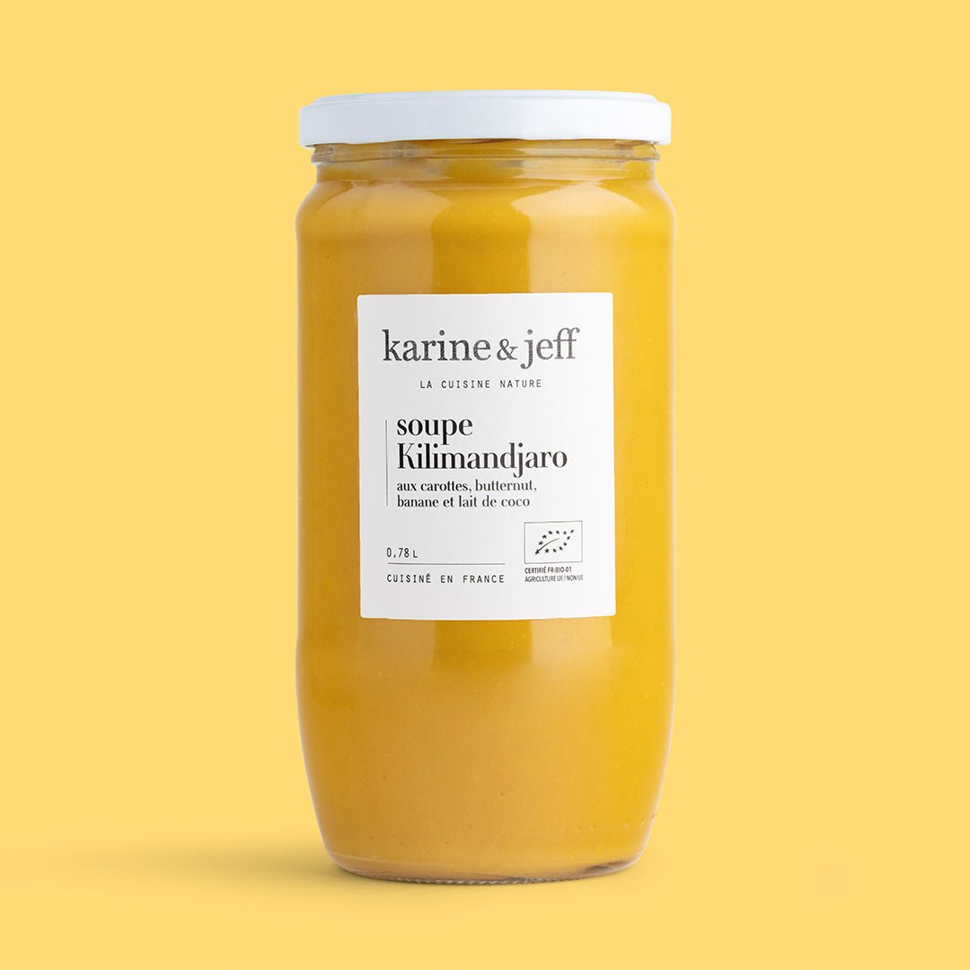 Soupe Kilimandjaro - aux carottes, butternut, banane et lait de coco - Karine &amp; Jeff