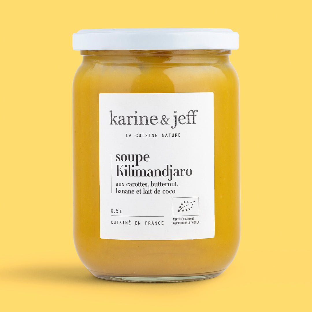 Soupe Kilimandjaro - aux carottes, butternut, banane et lait de coco - Karine &amp; Jeff