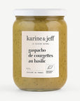 Gaspacho de courgettes et basilic - Karine & Jeff