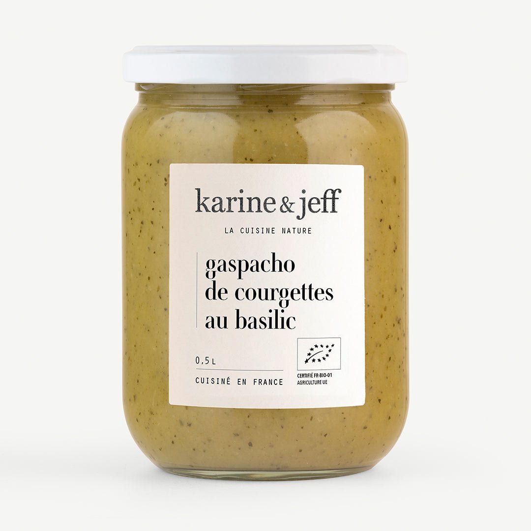 Gaspacho de courgettes et basilic - Karine &amp; Jeff