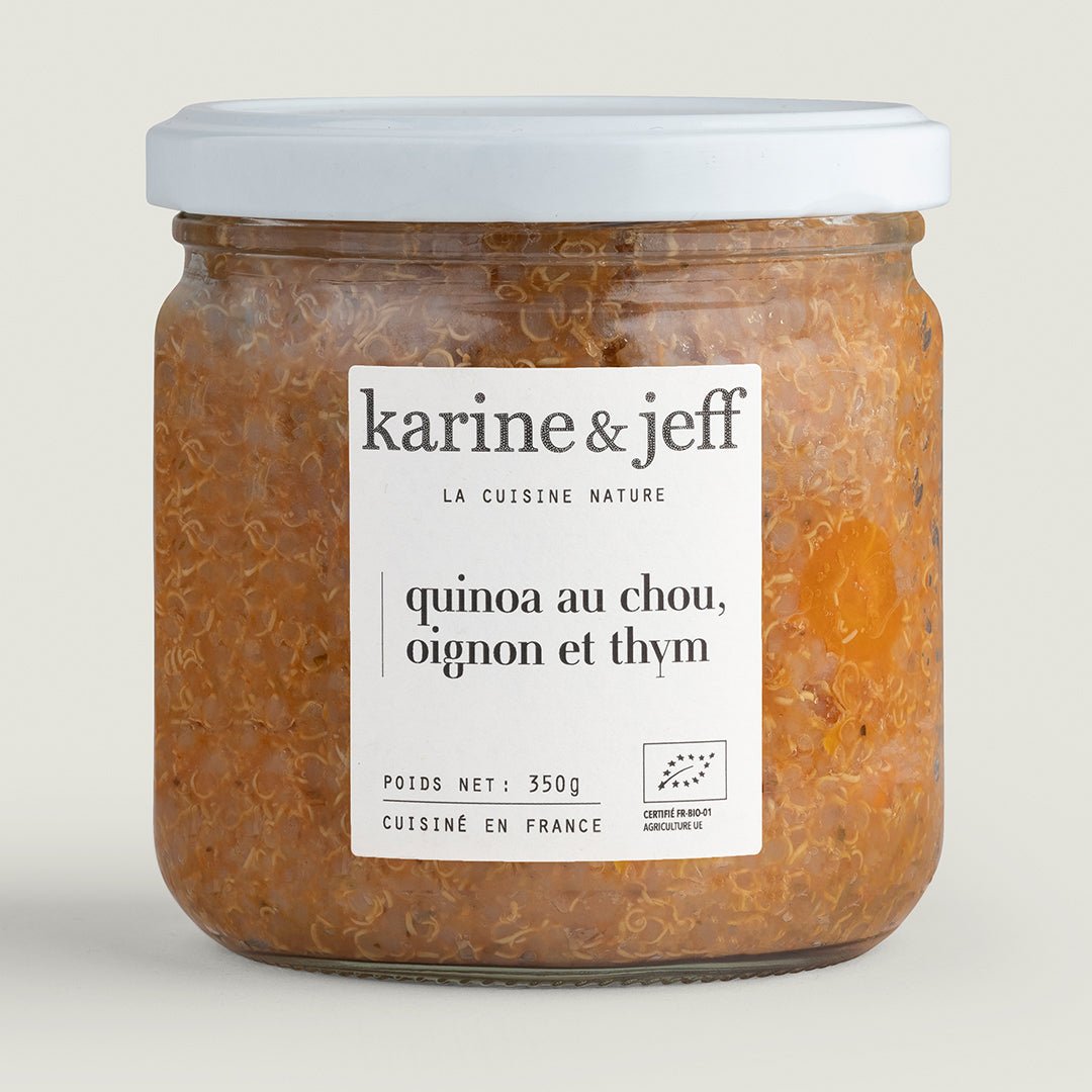 Quinoa au chou, oignons et thym - Karine &amp; Jeff