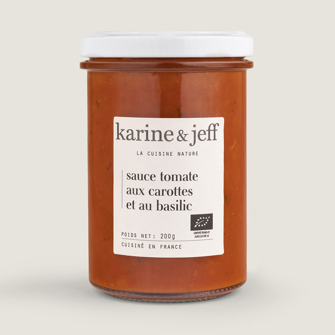 Sauce tomate aux carottes et au basilic - Karine &amp; Jeff