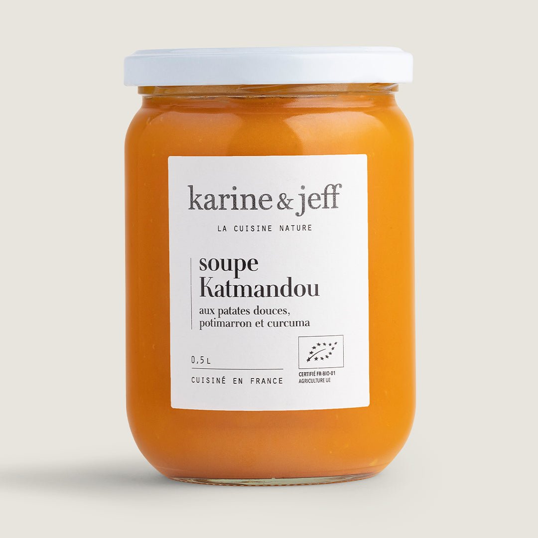 Soupe Katmandou - aux patates douces, potimarron et curcuma - Karine & Jeff