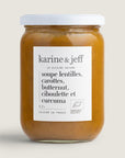 Soupe lentilles, carottes, butternut ciboulette et curcuma - Karine & Jeff
