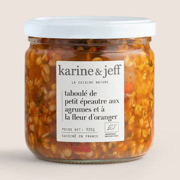 Taboulé de petit épeautre aux agrumes et à la fleur d'oranger - Karine & Jeff